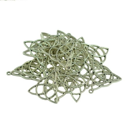 EHJRE 30Pcs Tibetan Witches Wicca Pagan Knot Pendants Charms for DIY