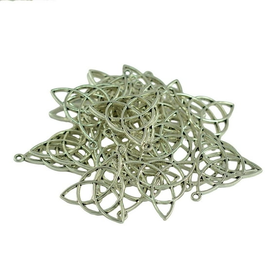 EHJRE 30Pcs Tibetan Witches Wicca Pagan Knot Pendants Charms for DIY