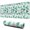 Green Christmas Tree, variant on Long Mouse Pads for Desk,Green Christmas Tree and Text Pattern Desk Mats on Top Of Desks, Desk Mouse Pad Extra Large with 3mm Non-Slip Base and Stitched Edge for Gaming,Office,Work,Home 31.5x11.8in