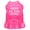 Bright Pink, variant on Pet Dog Cat Dress Screen Printed, "Nerd Is The Word"
