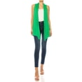 thumbnail image 4 of Moa Collection Women's Casual Open Draped Front Solid Cardigan Vest, 4 of 6