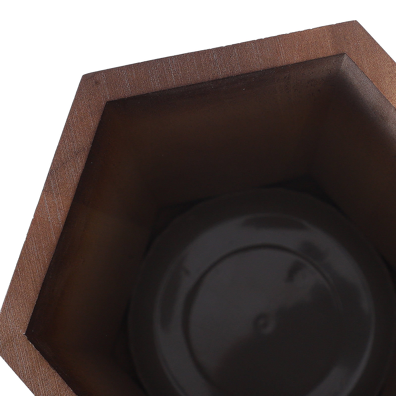 IBASETOY Umbrella Baskets Umbrella Holder Dark Walnut Wood 1Pack for Entrance Organization