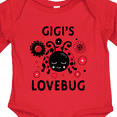 thumbnail image 4 of Inktastic Valentine's Day Gigi's Lovebug Boys or Girls Long Sleeve Baby Bodysuit, 4 of 5
