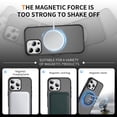 thumbnail image 5 of For iPhone 15 Phone Case,Built-in 360° Rotatable Ring Kickstand,Matte Frosted Translucent Back Design,Compatible with Mag-Safe,Shockproof Anti-Scratch Protection Phone Case,Black, 5 of 11