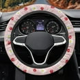 thumbnail image 3 of Yuyamidu Cherry Car Steering Wheel Cover for Women Girls Daisy Steering Wheel Protector for Car Sedan Winter Thick Auto Steering Wrap Accessories, Pink, 3 of 7