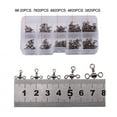 thumbnail image 4 of 100pcs Lot 5 Tailles Baril Cross Line Rolling Rotules de Pêche Tackle Accessoires, 4 of 9