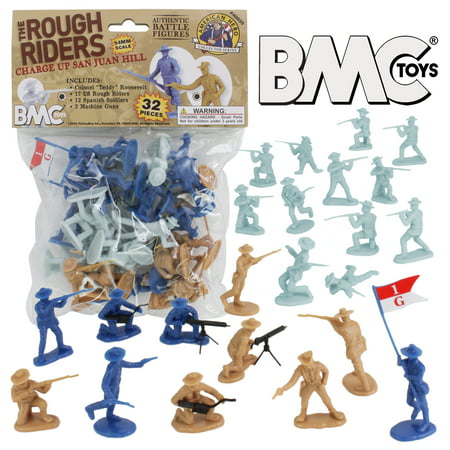 BMC The Rough Riders Charge Up San Juan Hill - 32pc Soldier