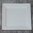thumbnail image 4 of 16 Piece Beaded Stoneware Dinnerware set by Lorren Home Trends, White, 4 of 5