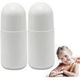 thumbnail image 5 of YEHOOM  Roll on Bottles, 2PCS 50ml Refillable Empty Rollerball Bottles, Leak-Proof Plastic Roller Ball Container, Sunscreen Roller Applicator, Portable DIY Roller Bottles for Essential Oil Balms, 5 of 5