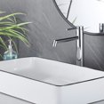 thumbnail image 6 of UMANYI Tall Bathroom Vessel Sink Faucets in Chrome with Lines Single Hole Single Handle Stainless Steel Vanity Vessel Faucet for Sink 1 Hole, 6 of 6