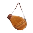thumbnail image 3 of Bolsas de raqueta de tenis transportando organizador impermeable portátil para adultos multipropósito de adultos bádminton bolsita de hombro ajustable Marrón, 3 of 8