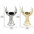 thumbnail image 5 of MOMOJIA Middle Eastern Themed Iron Tealight Candle Holders Moon Tower Shape Home Accent, 5 of 20