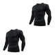 thumbnail image 2 of Jumpingount Ropa interior térmica para hombre, medias elásticas deportivas de secado rápido, ropa deportiva de manga larga para correr en Nuevo estilo,L 2piezas, 2 of 6