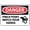 Warning Sign 4, variant on Danger PELIGRO - No Smoking Safety Sign - 8"x12" Aluminum Danger Tin Road Sign, Workplace Flammable Zone Marker