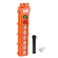 thumbnail image 1 of Unique Bargains Hoist Crane Pendant Control Station Push Button Switch , 6 Ways+ON OFF 1pcs, 1 of 3