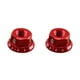thumbnail image 1 of Soidarity 2 unids/bolsa tuerca de cubo de bicicleta M10 piñón fijo bicicleta de carretera tornillo perno aleación de aluminio rojo 2piezas, 1 of 6