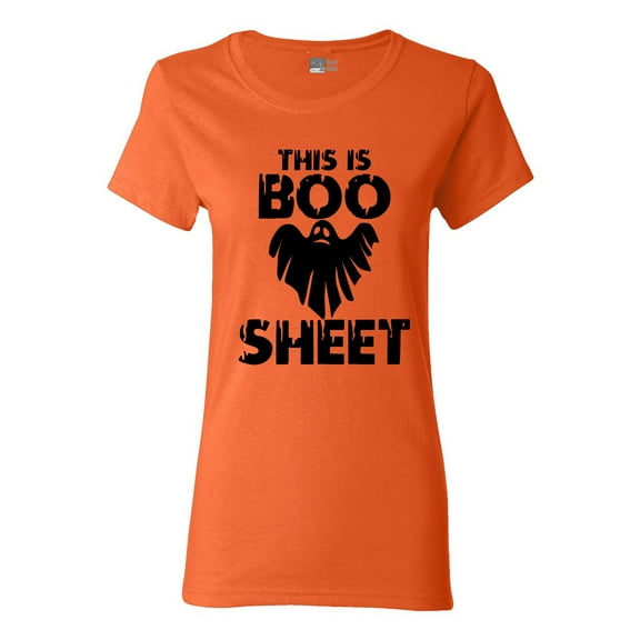 Ladies This is Boo Sheet Funny Halloween Costume DT T-Shirt Tee