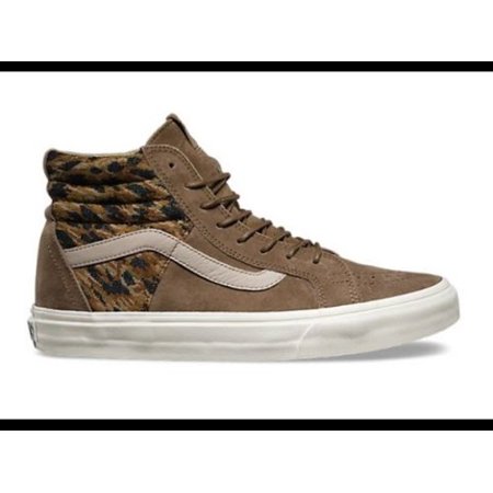 Vans SK8 Hi 46 + Italian Weave/Pig Suede Teak Men's Skate Shoes Size (Best Italian Mens Shoes)