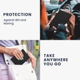 thumbnail image 4 of kwmobile Registration and Insurance Holder - Car Document Holder for Vehicle Documents and Cards - PU Leather - Black, 4 of 7