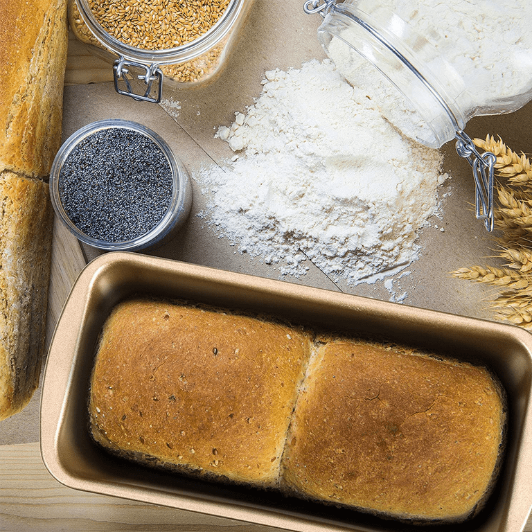 Loaf Pan, Bread Loaf Baking Pan, Loaf Bread Baking Pan, Loaf Baking Pans  Set of 1 Loaf Pans - gold