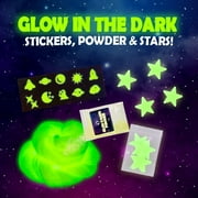 Original Stationery Galaxy Slime Kit with Glow in The Dark Stars & Slime Powder to Make Glitter Slime & Galactic Slime for Boys and Girls