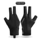 thumbnail image 2 of Guantes de billar profesionales para hombre, de tres dedos, transpirables, antideslizantes, de seda de hielo, de una sola pieza, para zurdos, para mujer, T3, 2 of 5