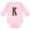 AD-Pink, variant on Leopard Print Letter K Boys or Girls Long Sleeve Baby Bodysuit