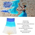 thumbnail image 6 of Belly Dance Fan Silk Fan Colored Dance Cloth Long Folding Prop For Performance Stage Practice, 6 of 9