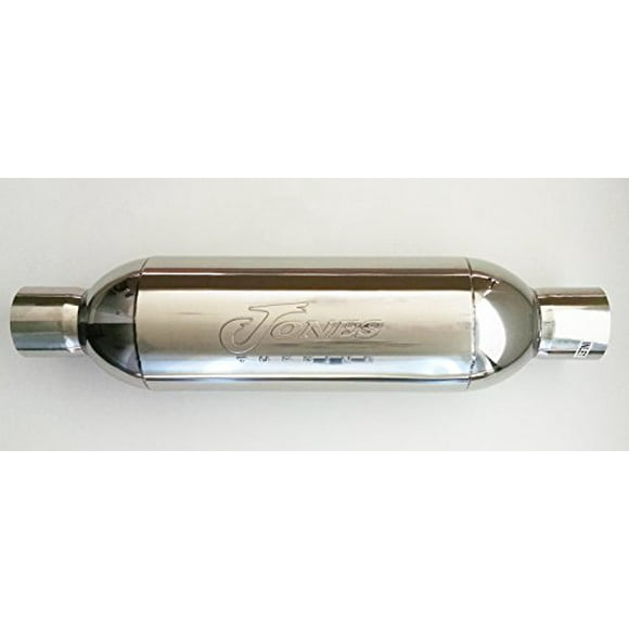 Jones Exhaust 5" CC 7.5" RND 20", Silver