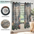 thumbnail image 5 of Elephant Breathable Sheer Curtains 63x42in Soft Light Filtering, UV Protection and Thermal Insulation, 5 of 7