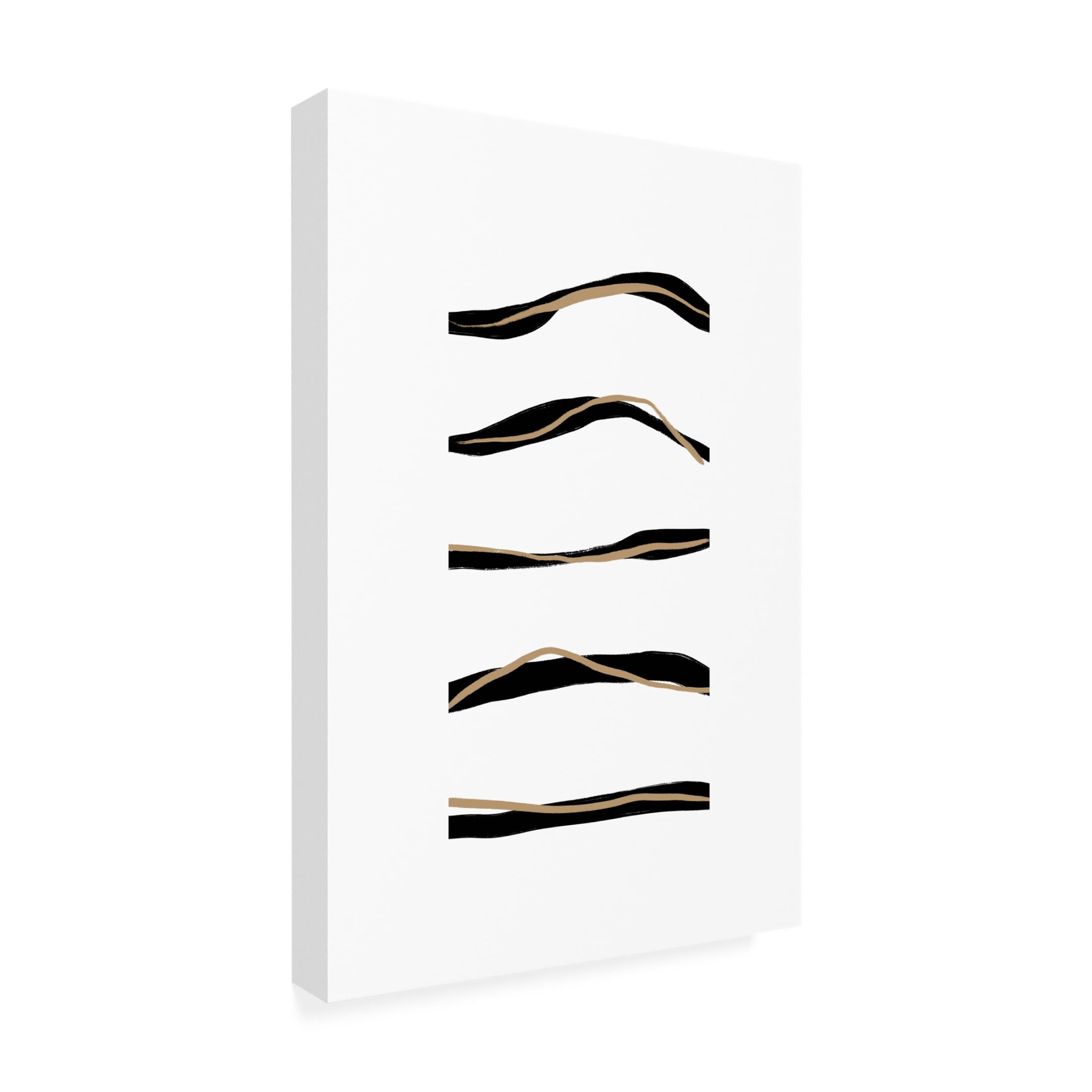 Trademark Fine Art uplusmestudio Double Line Canvas Wall Art