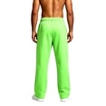 thumbnail image 4 of Rexolia Men's Sweatpants Straight Leg Open Bottom Soft Stretch Drawstring Waist Athletic Casual Green 2XL, 4 of 4