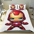 thumbnail image 1 of Iron Man Themed Bed Sheet Set Three Piece Set 53x79 Inches Comfortable And Skin Friendly Unique Design Creating A Star Studded Night, 1 of 6