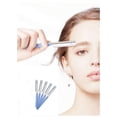 thumbnail image 1 of Eyebrow Razor Eyebrow Trimmer Eyebrow Shaver flawless brows mini tiny small razor dermaplaning tool Painless Portable Safety Skin shaving Remove dead skin Exfoliate Remove facial hair (5pcs), 1 of 5