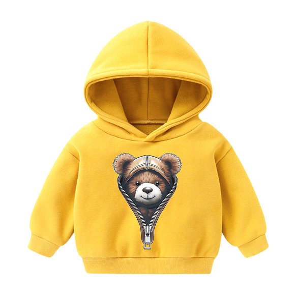 Sudadera con capucha para bebé, niño y niña, sudadera informal con estampado para bebé, regalo para niña, blusa