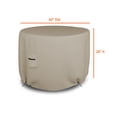 thumbnail image 2 of Covers & All Round Patio Table Cover 12 Oz Waterproof - 100% Weather Resistant Outdoor Round Table Cover with Air Pocket and Drawstrap for Snug Fit (60" Dia x 28" H Inches, Beige), 2 of 7