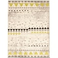 thumbnail image 1 of Tapis ECARPETGALLERY Remi Ivoire & Vert, 1 of 9