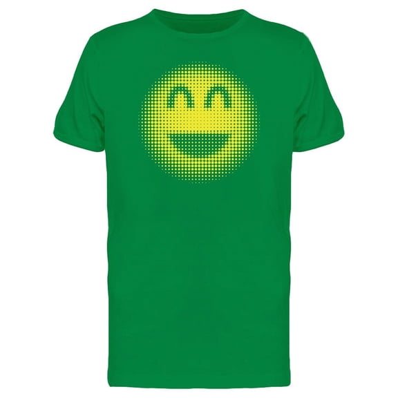 Smiley Face In Halftone Dots Tee Men's -Image by Shutterstock