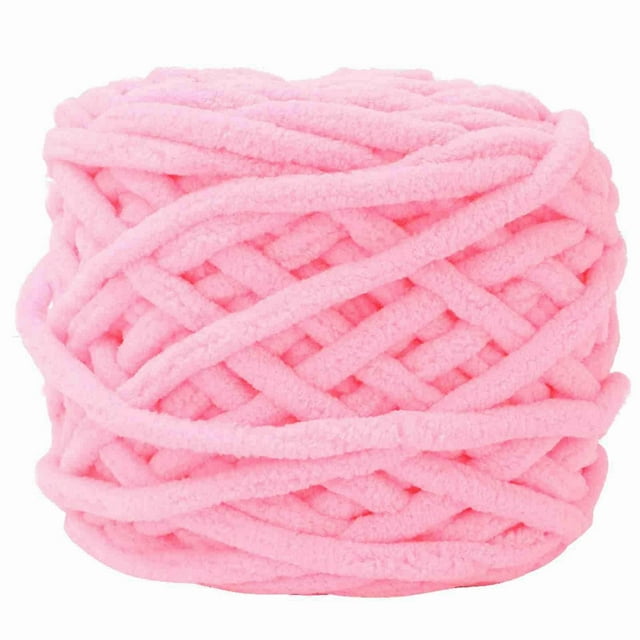 Aiguille à tricoter pour couvertures et pantoufles tissées (rose)