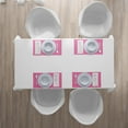 thumbnail image 4 of Ambesonne Hot Pink Place Mats Set of 4, Classical Simple Dots, Standard Size, Pink Hot Pink, 4 of 4
