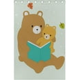 thumbnail image 3 of Coolnut Window Curtain Panels Bear Mother and Baby Reading Grommet Top Room Darkening Thermal Insulated Blackout Window Treatment Drapes 2 Panels W55 x L84 In, 3 of 5
