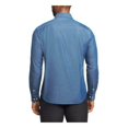 thumbnail image 2 of Tommy Hilfiger Men's Flex Reg Fit Washed Untucked Dress Shirt Blue-15-15.5 32/33, 2 of 15