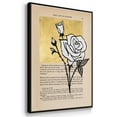 thumbnail image 2 of Floral Diary I - Framed Premium Gallery Wrapped Canvas L Frame 3 Piece Set - Ready to Hang, 2 of 4