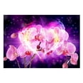 thumbnail image 3 of Tiptophomedecor Floral Wallpaper Wall Mural - Orchids In Flames, 3 of 4