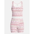 thumbnail image 4 of No Boundaries Cotton Stretch Ribbed Cropped Tank Top, Women's XS-XXXL, 4 of 4