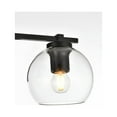 thumbnail image 4 of Living District Juelz 3-Light Iron & Glass Bath Sconce in Black/Clear, 4 of 6