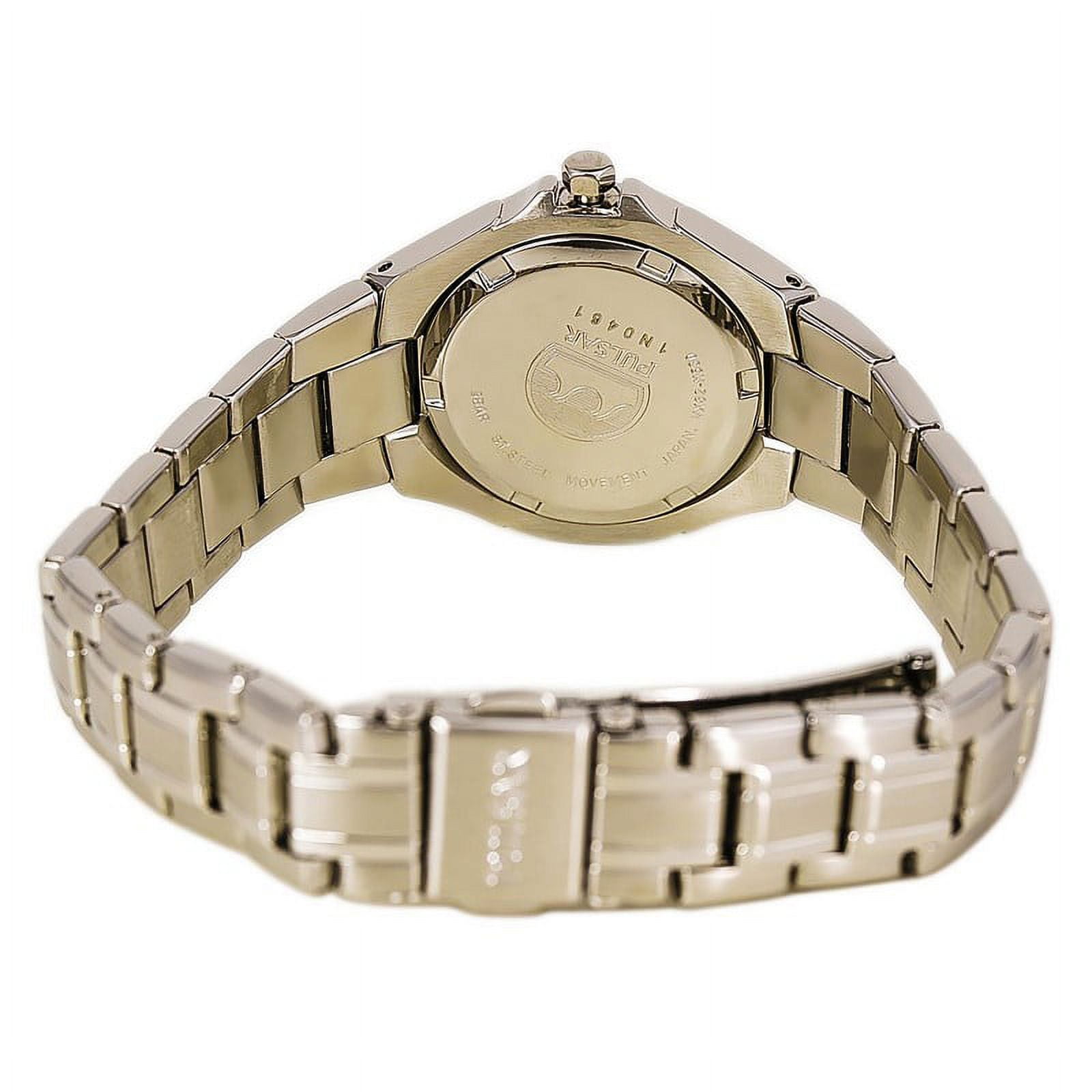 PXT899 Women's Dress Sport Pink MOP Dial Steel Bracelet Watch