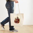 thumbnail image 5 of CafePress - Vintage Christmas Santa Claus Tote Bag - Unisex Canvas Tote Bag, Beige, 1-Piece, 5 of 8