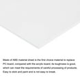 thumbnail image 4 of ABS Plastic Sheet 8 " x 8 " x 0.16 " ABS Styrene Sheets White 2 Pcs, 4 of 6