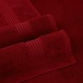 thumbnail image 5 of Bath Towels Set 6-Piece Original Turkish Cotton Soft, Absorbent and Premium Towel for Bathroom, Burgundy, 5 of 7
